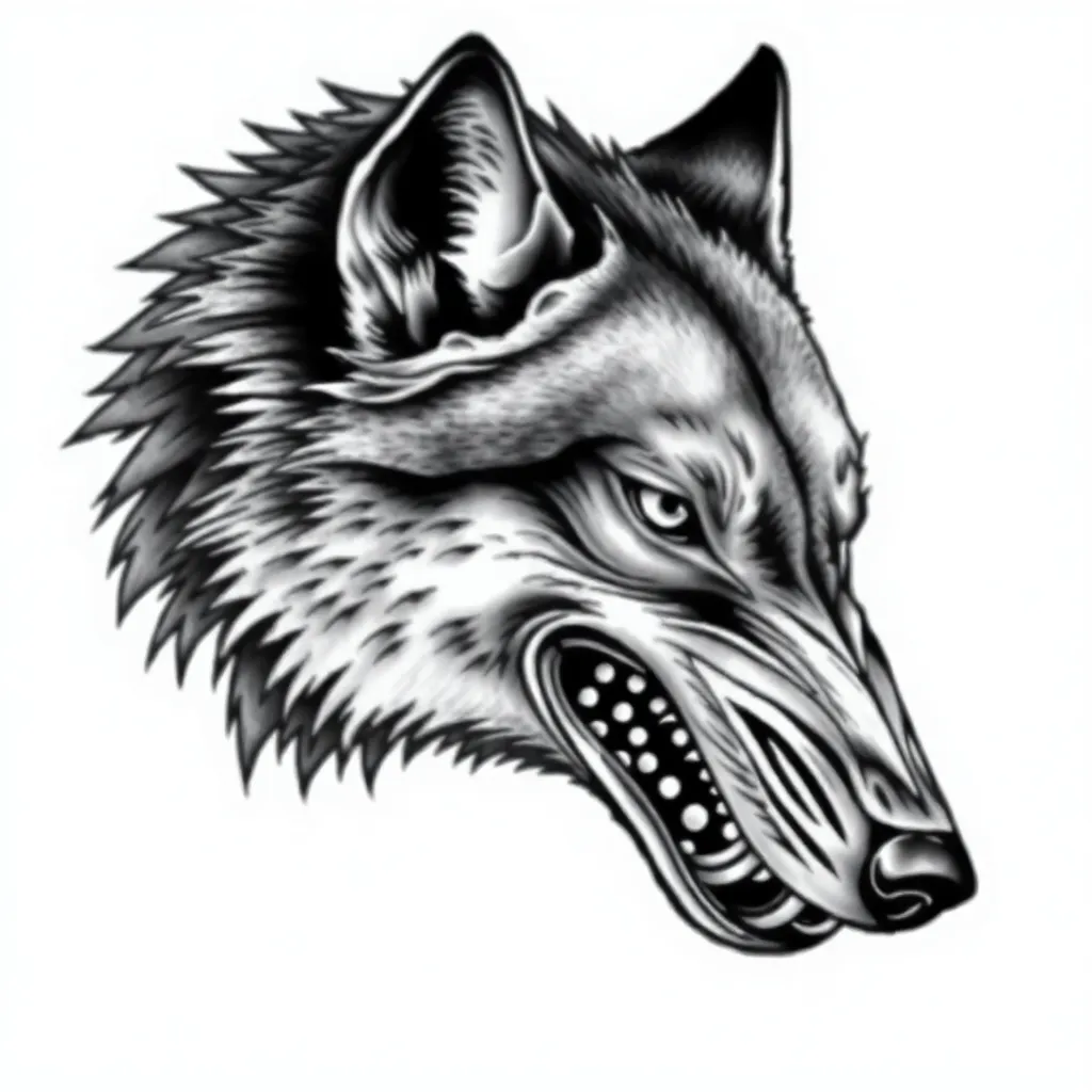 Realism tattoo style - AI generated tattoo design